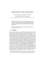 Coffee machine automatic vending definition of insanity vaasl. Pdf Design Guidelines For Coffee Vending Machines Tim Schneidermeier Academia Edu