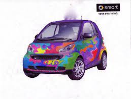 Rainbow Car By Monsterunderyourbed1 On Deviantart Smart Car Car Rainbow