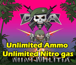 So to overcome these issues today here i am just sharing mini militia mod apk that can let you enable its all premium features like unlimited nitro, unlimited health. Mini Militia Mega Mod And Mini Militia Unliimited Health Mod Unlimited Nitro Ammo One Shot Kill Mod Technohek