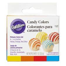 These candy colors are similar to icing colors, but are specially designed to work with candy melts. Candy Decorating Oil Based Food Coloring Set 1 Oz Wilton