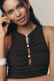 Shona Joy Beau Sleeveless Gathered Maxi Dress