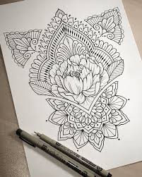 Studio Sunday Tattoo Tattoodesign Tattooart Art Design Drawing Sketch Penandink Handd Tatouages Inspirants Au Henne Idees De Tatouages Design Mandala