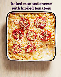Baked Mac And Cheese With Broiled Tomatoes Recipe Recipe Food Baked Mac Recipes