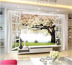 Classic Home Decor Sakura Tree Window 3d Background Wall Mural 3d Wallpaper 3d Wall Papers For Tv Backdrop Wallpaper Hd Wallpaper Hd A From Yiwuwallpaper 5 98 Window Mural 3d Wallpaper Home