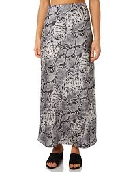 Dion Snake Print Skirt