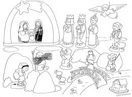 Lavoretti Di Natale Per I Bambini Il Presepe Di Carta Foto Colori Di Natale Disegni Da Colorare Natale
