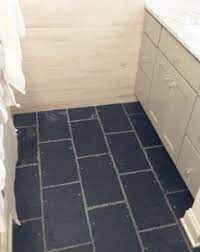 When you are laying a slate tile floor, once you figure out where to lay the first tile, the most challenging part of the job is done! Roofing Slates For Your Floor Eco Friendly Flooring