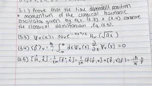 Which means more code, more memory access. Solved Prove That The Time Dependent Position And Momentu Chegg Com
