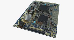 Generic Circuit Blue Board 3d Model 3d Model Circuit Model