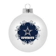 Nfl Dallas Cowboys Large Ball Ornament Boelter Brands Dallas Cowboys Christmas Ornaments Dallas Cowboys Christmas Tree Dallas Cowboys Christmas