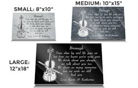 violin memorial gifts for s