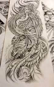 Samurai tattoo phác thảo hình xăm dragon mực hình xăm họa tiết bản vẽ chó. PhÆ°á»£ng Hoang Japanesetattoos Japanese Tattoo Japanese Tattoo Designs Phoenix Tattoo