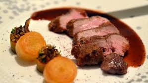 Prepared Roast Rack Of Lamb From The Hills Of The Haut Var With Marjoram Brive Violet Mustard Jus And Potato Spirals Roast Rack Of Lamb Food Rack Of Lamb