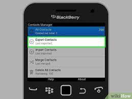 How To Export Contacts And Media Files From A Blackberry To An Android