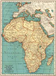Africamap is based on the harvard 'maps of africa' (download luna insight for 623 high res. 1939 Vintage Africa Map Antique Collectible Map Of Africa Gallery Wall Art 5477 Africa Map Antique Map Vintage Map