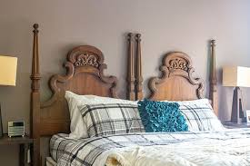 Making a square set without a square. Master Bedroom Update A New Old Bed Flawed Yet Functional