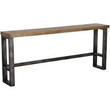 Bring A Casual Vintage Industrial Look To Your Space With The Chandler Sofa Bar Table By United Furniture This S Rustic Sofa Tables Rustic Sofa Pub Table Sets