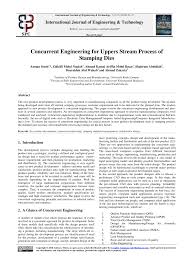 From low to high sort by price: Pdf Concurrent Engineering For Uppers Stream Process Of Stamping Dies