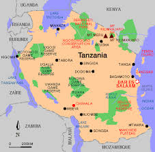 Kilimanjaro And National Park Maps Of Tanzania Tanzania Africa National Parks Map Tanzania