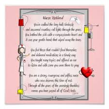 Retired Nurse Canvas Art Poem By Gail Gabel Rn Poster Zazzle Com In 2021 Nurse Retirement Gifts Nurse Poems Retirement Gifts