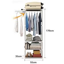 Lemari tersebut dapat menjadi tempat penyimpanan pakaian atau pun barang lainnya. Jual Rak Baju Gantung Besi Lemari Pakaian Minimalis Murah Awet Kokoh Rm004 Jakarta Timur Storeberkah32 Tokopedia