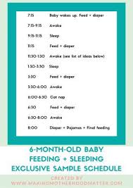 The Best 6 Month Old Baby Schedule And Its Printable