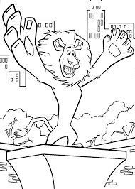 Alex Madagascar Coloring Pages For Kids Printable Free Zoo Coloring Pages Lion Coloring Pages Cartoon Coloring Pages