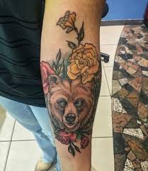 Social network for tattoo artists, article ratings and many professional tattoos. Stunning Grizzly Bear Tattoo Ideas February 2021 Bear Tattoo Designs Traditional Bear Tattoo Bear Tattoo