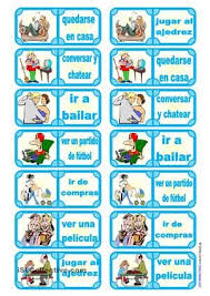 Los Alumnos Deben Decir Una Frase Con La Expresion Antes De Jugar Usando Adverbios O Expresiones Adver Ocio Y Tiempo Libre Tiempo Libre Actividades De Espanol