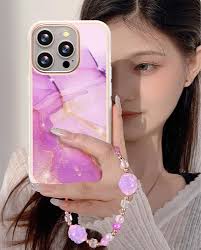 Compatible with iPhone 16 Pro Max Case for Women Girls, Girly Cute Phone  Case for iPhone 16 Pro Max with Flower Phone Charm Lanyard, Shockproof Hard  Protective Case 6.7 Inch Purple Marble : Cell Phones & Accessories
