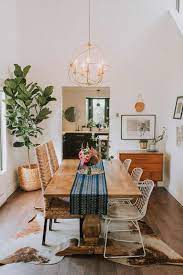 35 Gorgeous Modern Bohemian Dining Room Ideas In 2021 Unique Dining Room Rustic Dining Room Dining Room Small