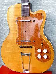 1950 S Vintage Kay Thin Twin Double Pickup Electric Guitar Electric Guitar Guitar Beatles Guitar