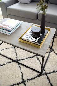 Kmart Hack Coffee Table How To Concrete Render A Cheap Coffee Table Cheap Coffee Table Kmart Coffee Table Coffee Table Farmhouse