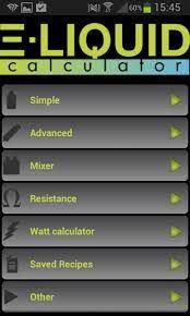 Flavor stash, ratings, private recipes, . E Liquid Calculator Fur Android Apk Herunterladen