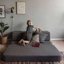 Add a sectional sofa with a chaise to your living space, and are the perfect place to rest, read, or watch tv in style. Byklipklap Kindersofa Kk 3 Fold Sofa Blue Grey Grey Kidswoodlove
