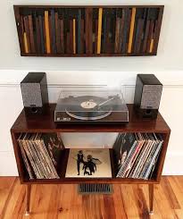 Mid Century Modern Retro Record Player Console Table Stand Etsy In 2020 Retro Record Player Record Player Console Record Room