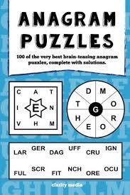 You don't have to be an accomplished author to put words together or even play with them. Anagram Puzzles Media Clarity 9781515118954 Amazon Com Books