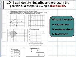 Translation Geometry Position Of Shape Ks2 Year 5 6 Whole Lesson Coding Lessons Translations Math Translating Algebraic Expressions
