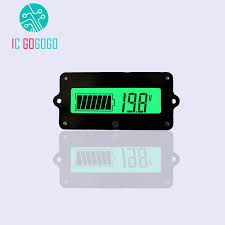 us 6 59 5 off dormancy standby 12v ly4 lead acid battery voltage capacity tester capacity indicator lcd digital display meter in storage batteries