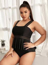La più grande offerta di costumi da bagno in un solo posto. Costume Da Bagno Bikini Vita Alta Taglie Forti Shein Italia