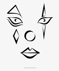 Our free coloring pages for adults and kids, range from star wars to mickey mouse. Clown Face Coloring Page Drawing Free Transparent Png Download Pngkey