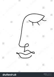 Drawing is a complex skill, impossible to grasp in one night, and sometimes you just want to draw. Simple Abstract Face Simple One Line Art Novocom Top