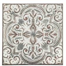 Embossed Quatrefoil With Swirls Metal Wall Decor Hobby Lobby 1644053 Quatrefoil Outdoor Wall Decor Metal Wall Decor