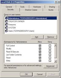 Under the permissions tab, click add. Setting Ntfs Permissions Ntfs Com