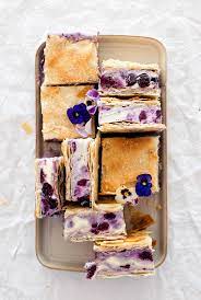 Fill with chicken salad, or taco meat, or bruschetta topping. Roasted Blueberry Phyllo Ice Cream Sandwiches Sugar Salted