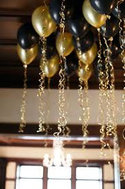 Black And Gold Party Decorations Gold Balloons Party Supplies Wedding Decorations Party Etsy Black Gold Party Black And Gold Balloons 60th Birthday Party