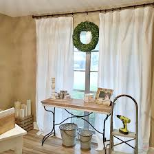 Since you'll be using a lined curtain turned on its side to construct your valance, choose a solid, or a pattern that looks good when you flip the pattern horizontal instead of vertical. 14 Diy No Sew Curtain Tutorials