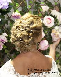 Bridal Hairstyling At Make Up Atelier Training Center Dubai Www Make Up Ae Bridal Hair Wedding Hairstyles Up Hairstyles