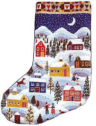 18 count, 26.25w x 46.43h cm 14 count, 33.75w x. Needlepointus Primavera Needlepoint Christmas Stocking Kit Shaker Winter Stocking Needlepoint Kits Dm2009