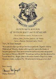 Harry potter hogwarts letter movie. Personalized Hogwarts Letter In 2021 Hogwarts Acceptance Letter Hogwarts Acceptance Letter Template Harry Potter Hogwarts Letter
